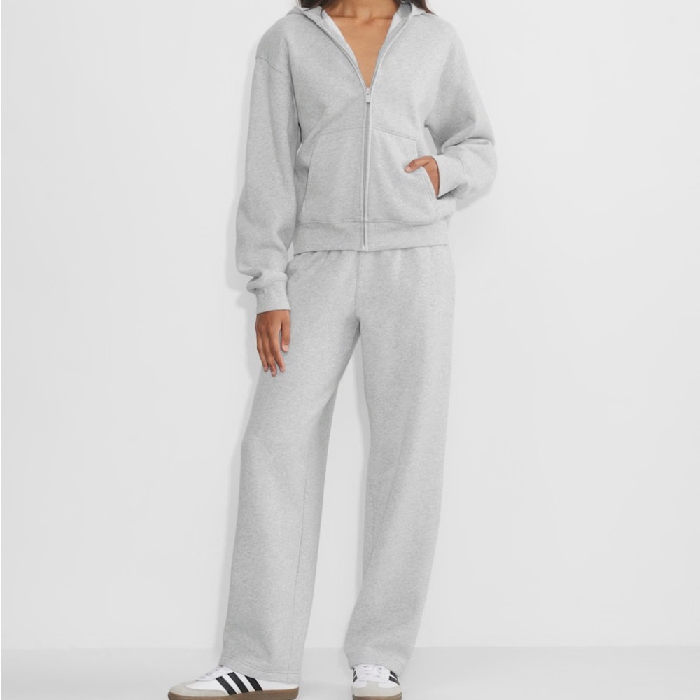 Heather chrome aritzia sweat set